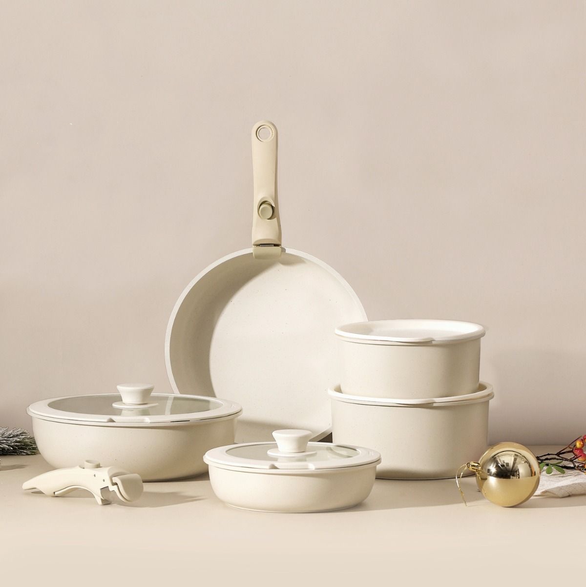 Detachable Handle Cookware Set