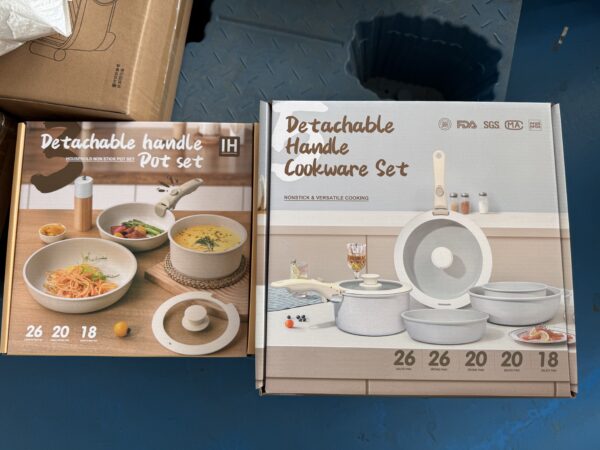 Detachable Handle Cookware Set